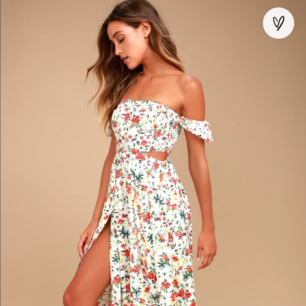 NWT- Floral Midi Dress